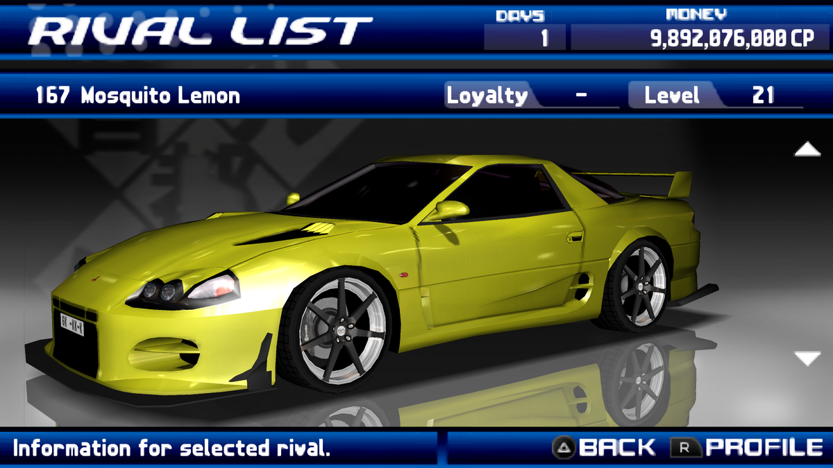 Mosquito Lemon (Street Supremacy) | Tokyo Xtreme Racer Wiki | Fandom