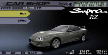 EXceed TOYOTA Supra ボディ Toyota Supra JZA80 1-10 Body Set [eXceed RC] SU-BODY-JZA80