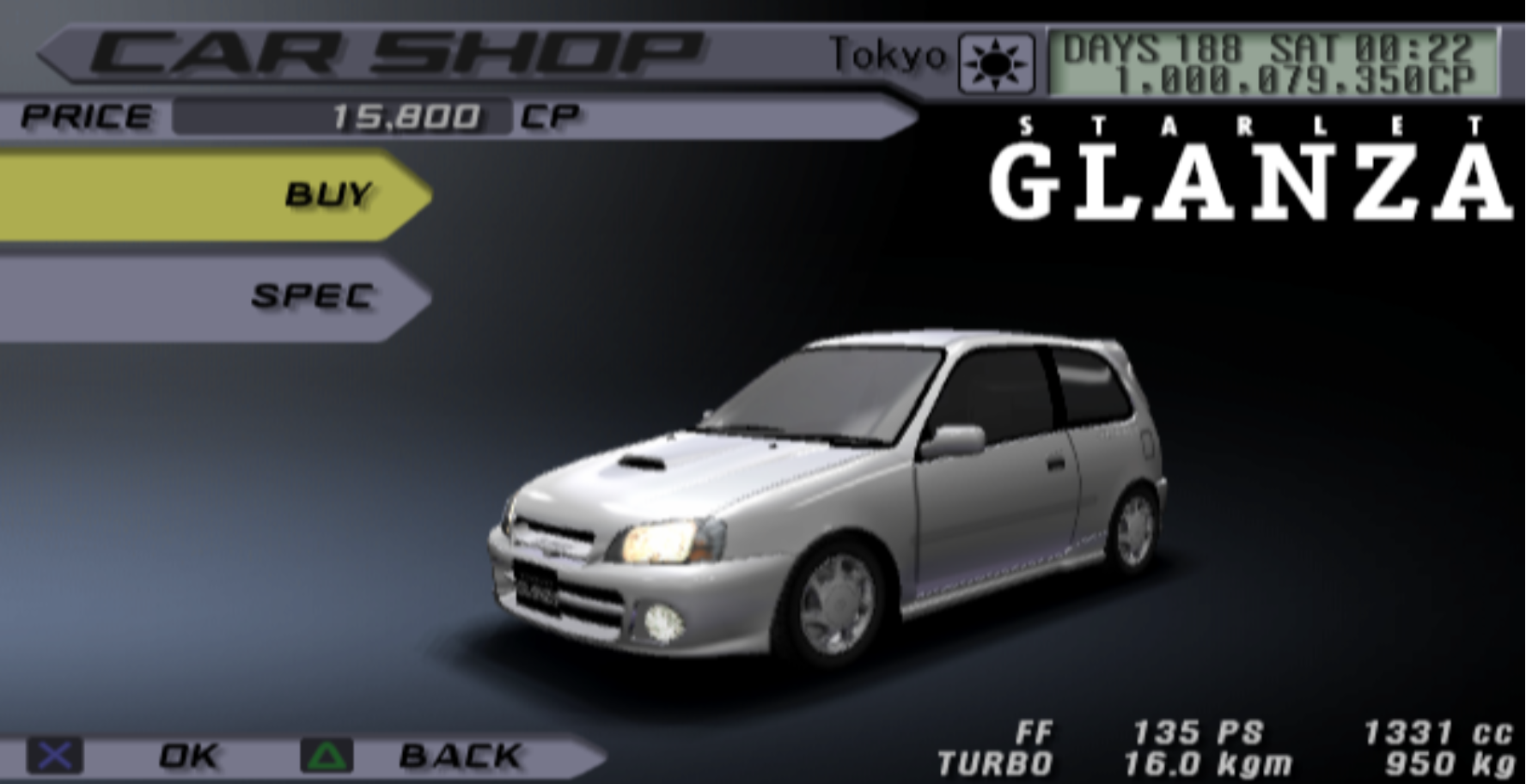 Toyota Starlet Glanza V (EP91) | Tokyo Xtreme Racer Wiki | Fandom