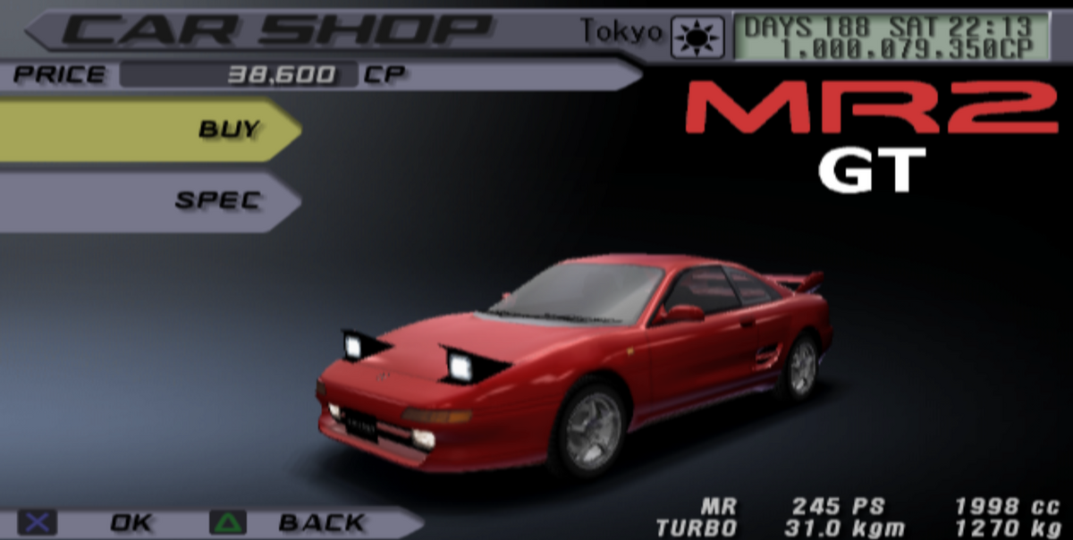 Encounter: &G Corporation Time Attack SW20