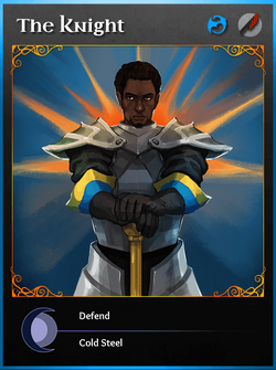 Portraitcard bluedragon knight