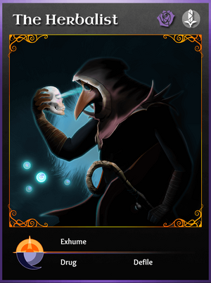 Portraitcard unseen herbalist