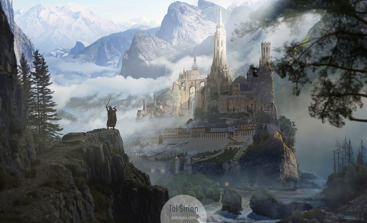 Tol Sirion Minas Tirith Thangorodrim Orodreth by gresetdavid on DeviantArt