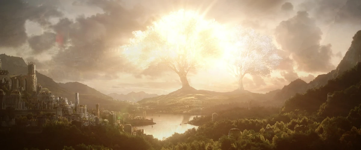 Two Trees of Valinor Tolkien Middle Earth Cinematic Universe Wiki