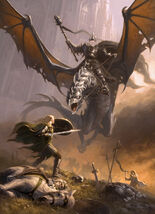 Eowyn & the Nazgul by Craig J