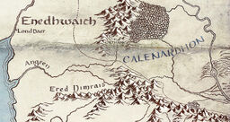 Mappa di Rohan immagine della mappa