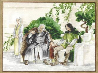 Ecthelion,Thorongil and Boromir study by Katarzyna Chmiel-Gugulska