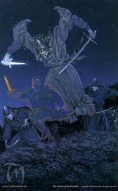 The Attack of the Wraiths by Ted Nasmith