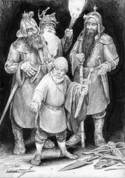 Bilbo e la cotta di mithril by Denis Gordeev