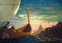 Legolas e Gimli raggiungono Valinor, .
