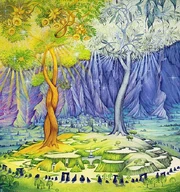 I Due Alberi di Valinor, Roger Garland.