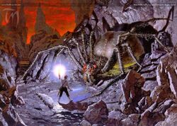 Shelob's Retreat by Ted Nasmith