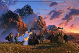 Lo scambio dei giuramenti tra Cirion e Eorl, .