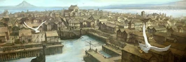 La città di Esgaroth, Jon Hodgson.