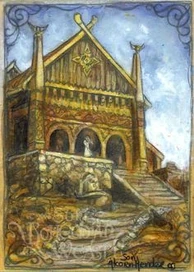 Il Palazzo d'Oro di Meduseld.