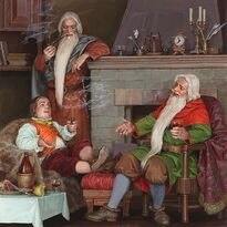 Gandalf, Bilbo e Balin by Denis Gordeev