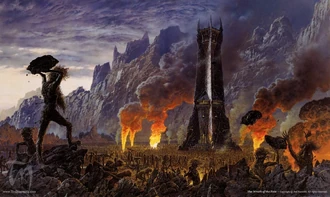 L'attacco degli Ent a Isengard, .