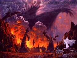 The Shadow of Sauron by Ted Nasmith