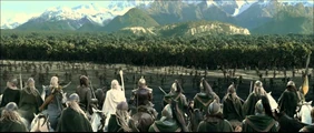 La foresta degli Ucorni al Fosso di Helm nel film Il Signore degli Anelli: le Due Torri (2002)