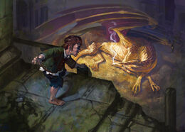 Bilbo and Smaug by Diego Gisbert Llorens