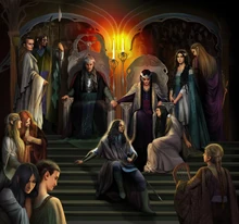 The royal court of Thingol by Steamey