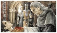 Denethor grieves for his son by Anke Eißmann