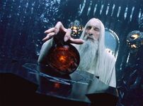 Saruman with Orthanc's Palanti