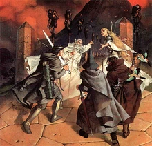 Galadriel attacca Dol Guldur assieme agli altri membri del Bianco Consiglio nel 2941 TE, .