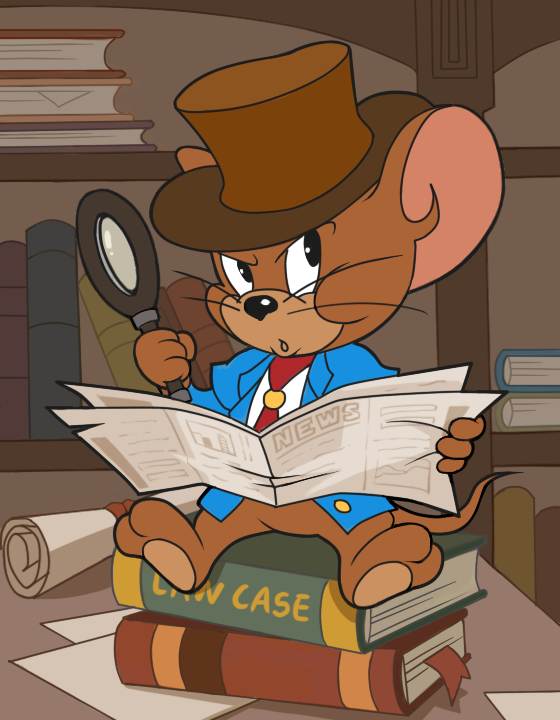 Detective Jerry Mouse