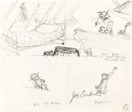 Storyboard for the cartoon