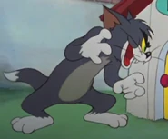 In 1946, his Tom design gets even sharper and longer hair, that's the only difference.