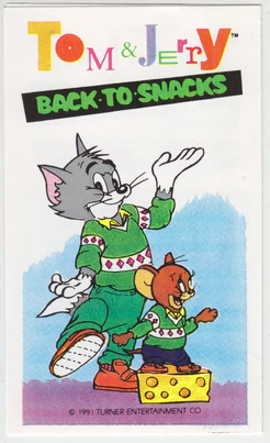 Back To Snacks - Tom & Jerry - Sticker Set - 01