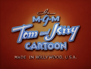 This is the Tom and Jerry end title that was used in Slap Happy Lion by mistake.
