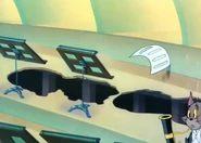 The wind instrument players disappearing