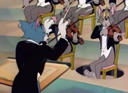 The violinist falling in the hole