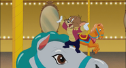 Jerry on the merry go round