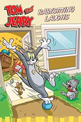 Tom and Jerry - Babysitting Laughs - Book Cover