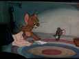 Jerry: (Gasps) Oh. It's a cute young grey diaper wearing orphan mouse.