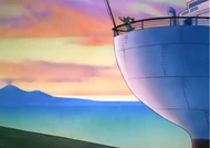 Tom and Jerry wave goodbye to their new friend Topo.