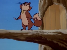 Triple Trouble - Squirrel enjoying a wonderful day