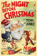 The Night Before Xmas Tom and Jerry Poster