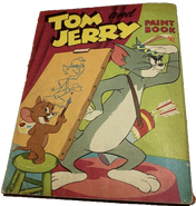 Tom and Jerry - Indian Cover - Whitman Paint Book 1950 - 10