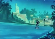 Tom rolling down the road