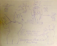 Model sheet of the duo