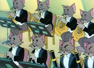 French horn, clarinet and bassoon players before they disappear