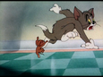 Tom: Run! Jerry: No, you're not going anywhere!