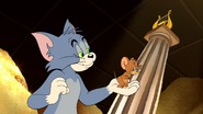 Tom and Jerry's Giant Adventure - Tom, Jerry and hand harp