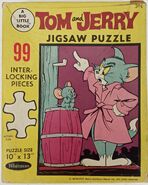 Tom and Jerry - Big Little Book - Whitman Jigsaw Puzzle - 01