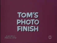 Tom's Photo Finish