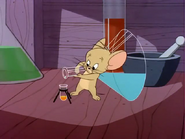 Is There a Doctor in the Mouse - Jerry trying to pour liquid